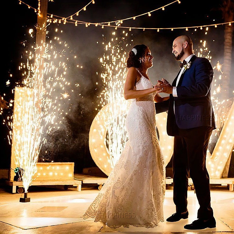 Cold Fireworks Remote Wedding Entry, Party Cold Pyro Fireworks Firing System, Dancefloor Wedding Event Party Machine