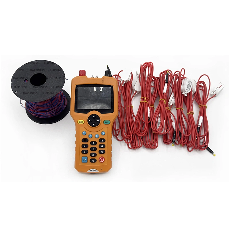 Fireworks Remote EID Blasting System with Dual-Control Safety Detachable Wireless Mining Blaster with Programmable Delays