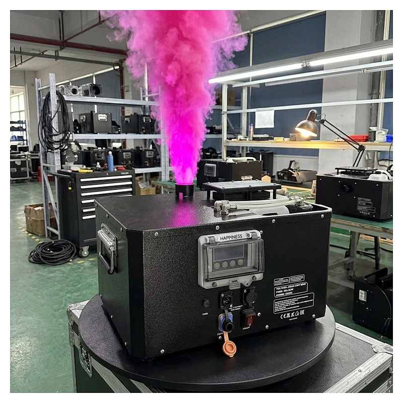 2026 New 3000W Color Fog Smoke Machine, High Power Smoke Oil Effect, Professional DJ Stage Machine with DMX512 Wireless Remote