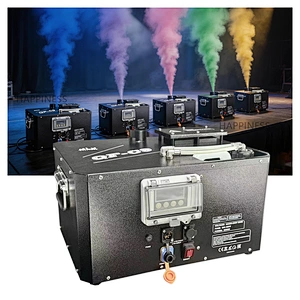 3000W Color Smoke Machine (10M Spray Height), DMX512 & Remote Control, Eco-Friendly Metal Housing for Outdoor Festival & Parade