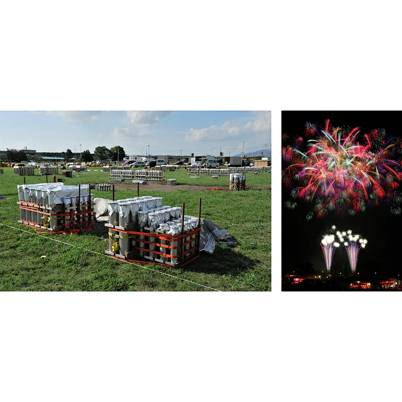 Reinforced Aluminum Foil Tape for Behind the Scenes at a Professional Firework Display