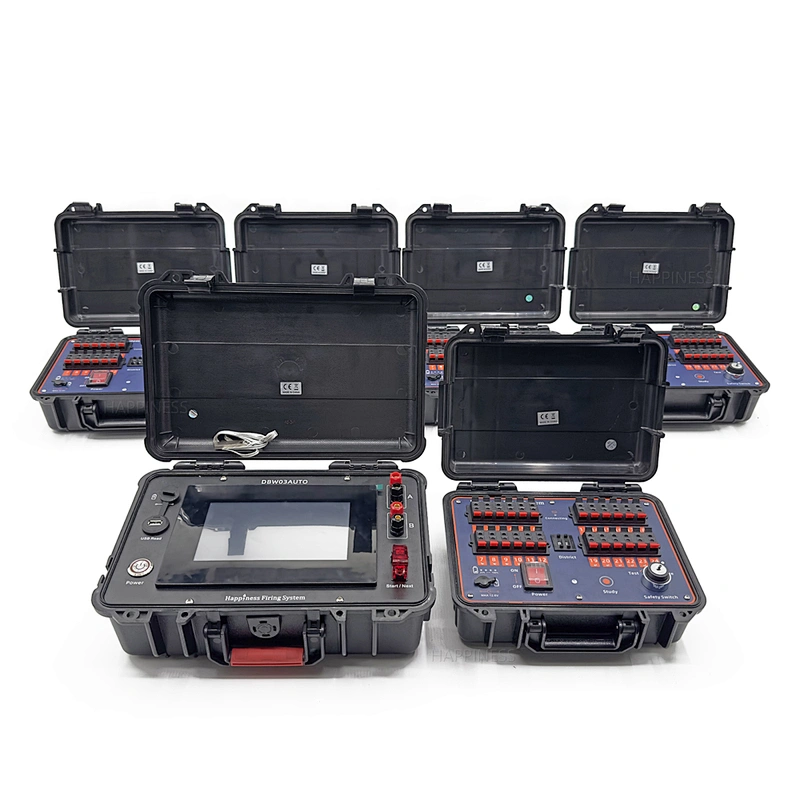DBW03AUTO Professional Wire Control 120 Cue Fireworks Firing System Kit for Large Scale Professional Fireworks Shows