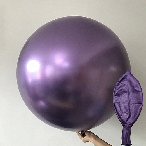 Custom 36 Inch 10 Pack Metallic Balloons Metal Chrome Shiny Latex Balloon