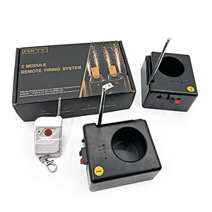 Wireless 2 Cue Fireworks Firing System Remote Control for Stage Wedding Shows