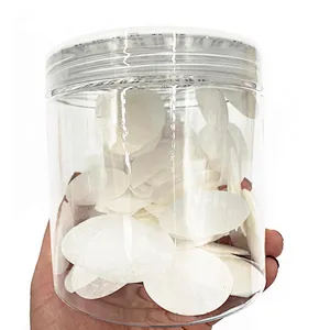 3x3cm Round White Confetti Throwing Paper for Valentine's Day, Wedding & Party, Colorful Confetti for Clear Balloon Filling
