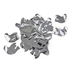 Flying White Bird Confetti Bride Peace Pigeons Metallic Foil for Wedding Party Decoration Baby Shower