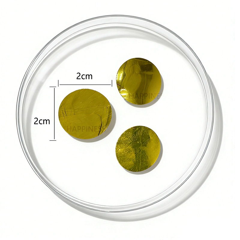 Circle Dot Mylar Wedding Bridal Engagement Birthday Party Decoration Glitter Table Foil Metallic 2cm Gold Non-Toxic Confetti
