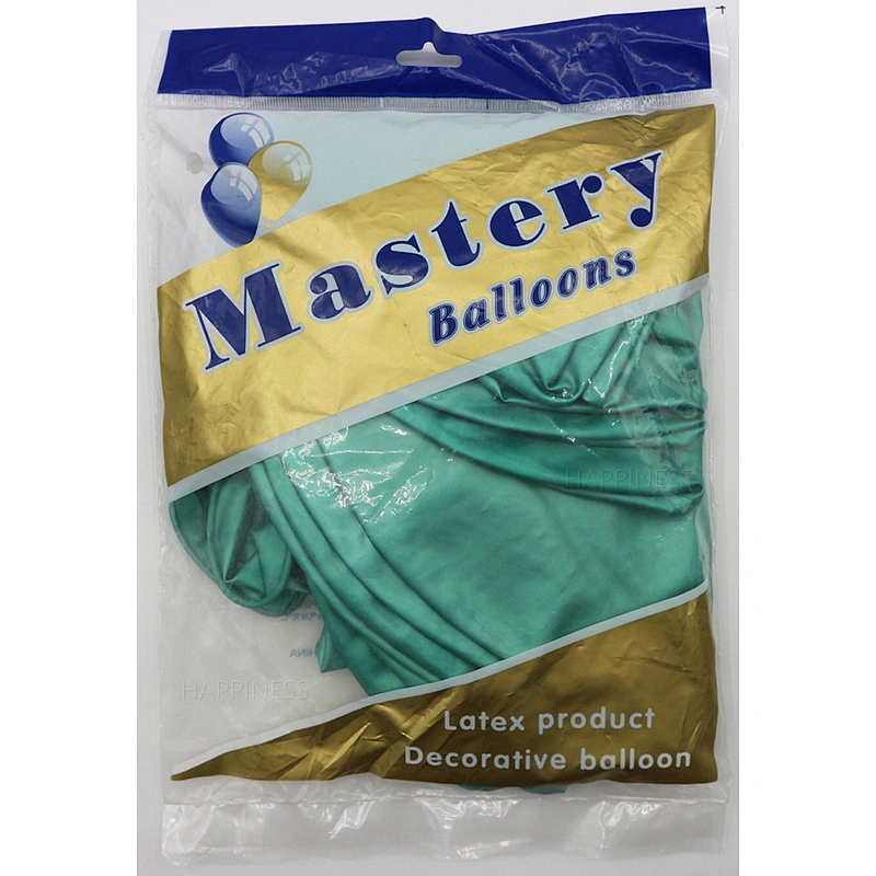 10 Pack Metallic Balloons Chrome Shiny Latex 36
