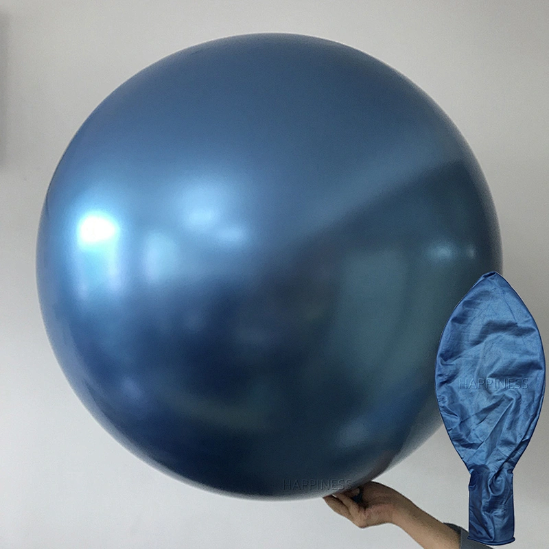 36-inch Jumbo Round Metallic Chrome Latex Balloon Party Decor