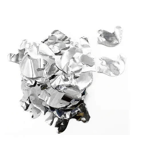 Wedding Party 4*3cm Metallic Peace Pigeons Shredded Confetti Paper for Confetti Machine