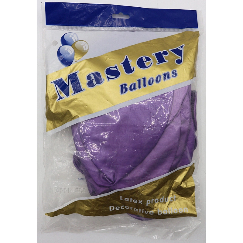 Custom 36 Inch 10 Pack Metallic Balloons Metal Chrome Shiny Latex Balloon