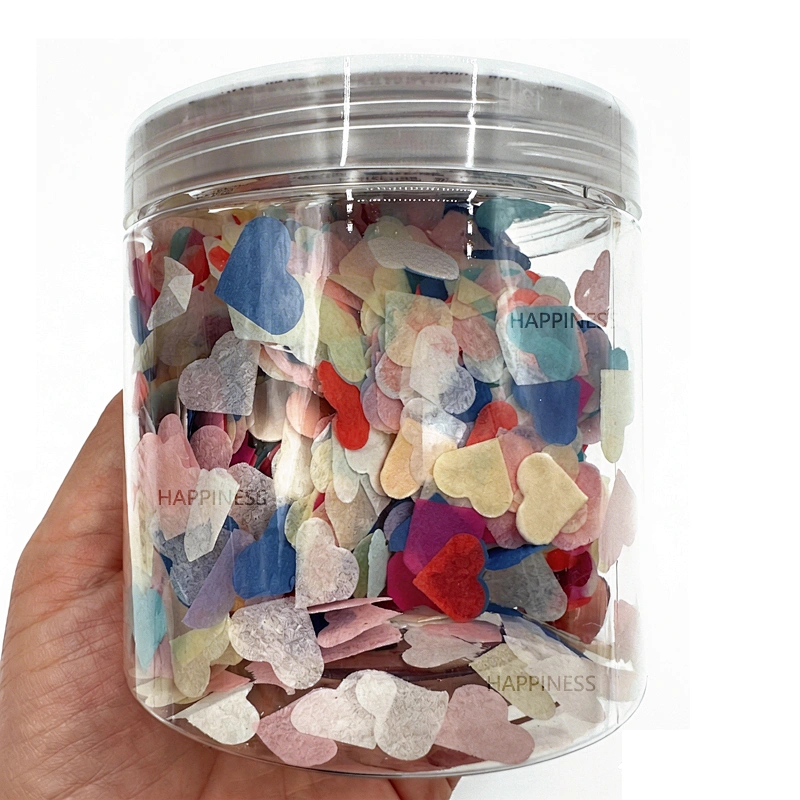 1.5cm Heart-Shaped Paper Confetti for Wedding Valentine's Day Birthday Parties-Portable Outdoor Decor