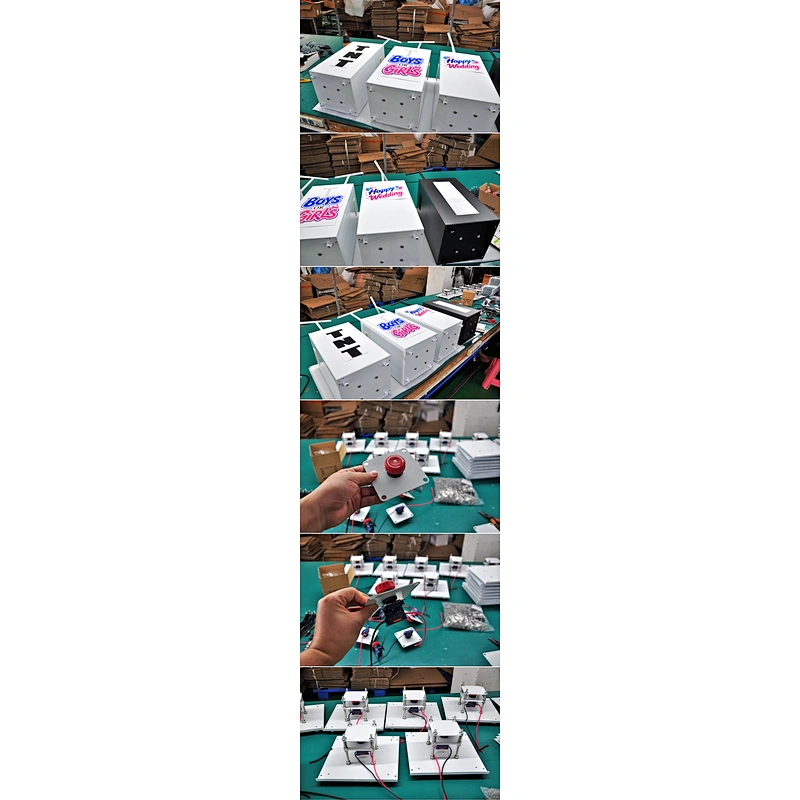 White Shell TNT Manual Power Controller Wedding Party Celebration Push Control