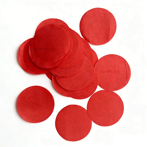 5X5cm Loose Biodegradable Paper Confetti Red Baby Party Decorations Stadium Shot for Celebrations