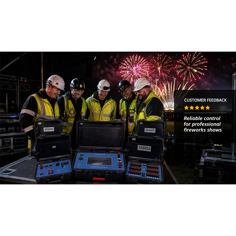 DBW05AUTO-36cue Fireworks Firing System with Wired Wireless Control Music Sync and Show Pause