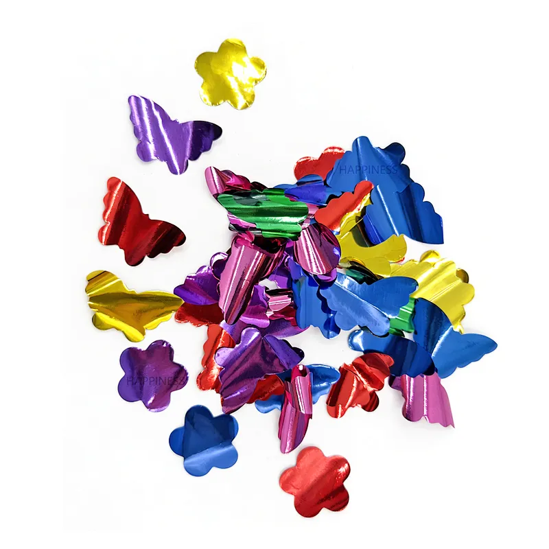 Butterfly Petal Metallic Wedding Confetti