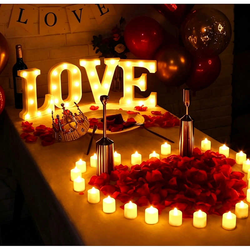 5X5cm Artificial Rose Petals for Decoration