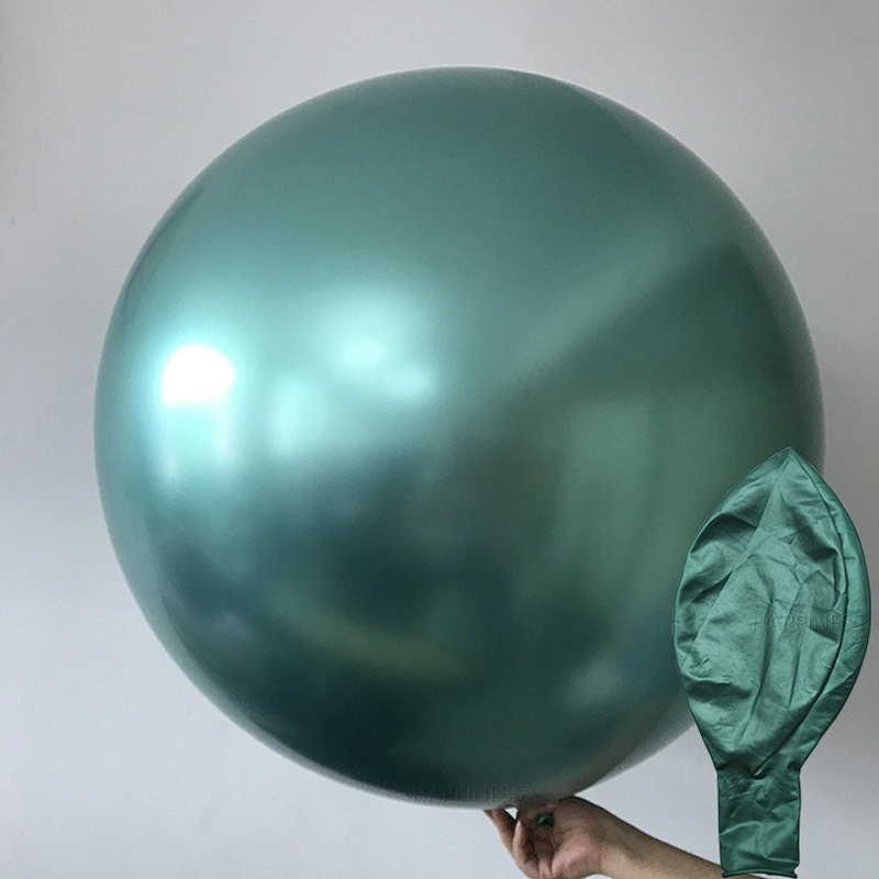 10 Pack Metallic Balloons Chrome Shiny Latex 36