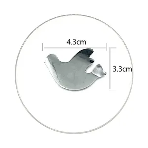 Wedding Party 4*3cm Metallic Peace Pigeons Shredded Confetti Paper for Confetti Machine