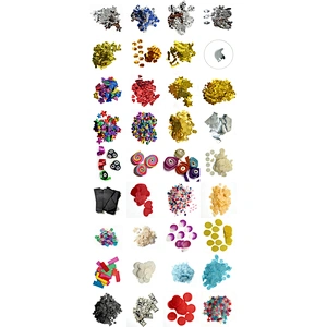 4cm Snowflake Round Spot Foil Confetti Perfect for Christmas Wedding Festive Celebrations