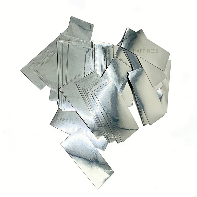 5X2cm Club Party Toys Electric Confetti Cannon Confetti Machine Silver Paper