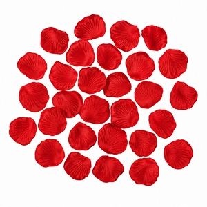 5X5cm Artificial Fake Rose Petals Colorful Simulation Silk Rose Petal for Valentines Day Wedding Party Romantic Decoration