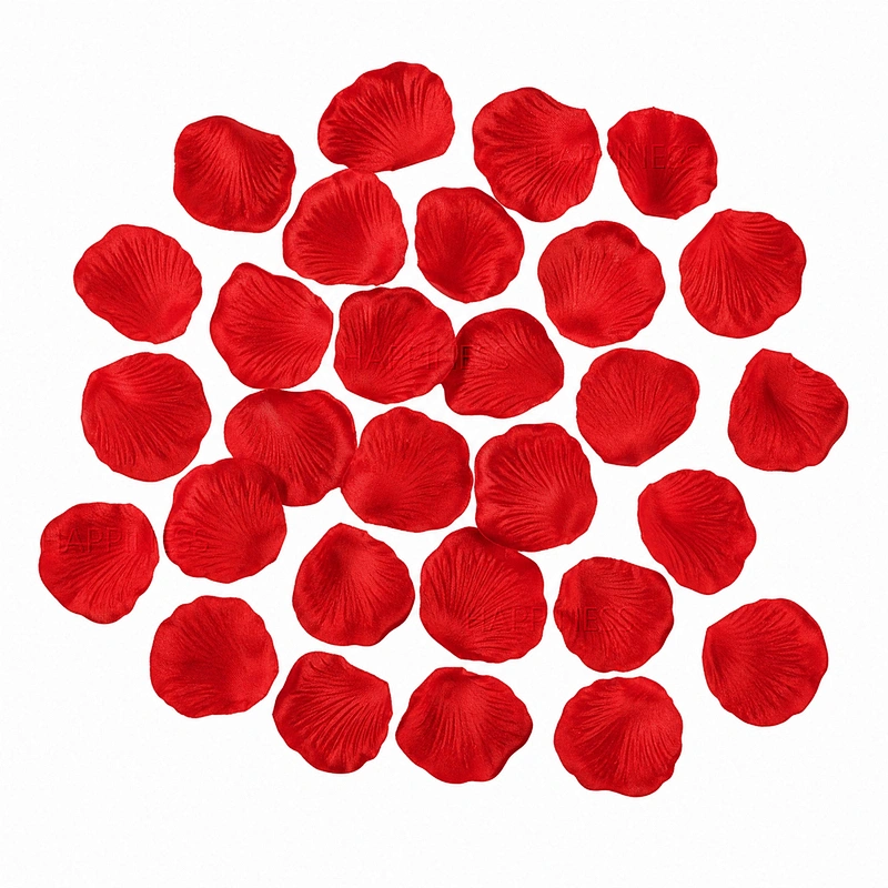 5X5cm Artificial Fake Rose Petals Colorful Simulation Silk Rose Petal for Valentines Day Wedding Party Romantic Decoration
