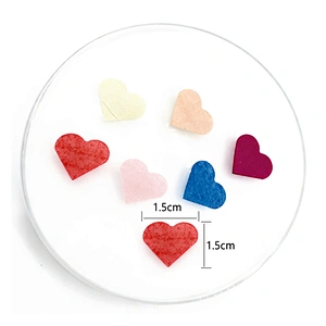 1.5cm Heart-Shaped Paper Confetti for Wedding Valentine's Day Birthday Parties-Portable Outdoor Decor