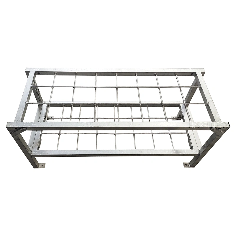 HAPPINESS Wholesale Aluminum Stackable Folding 24 Shot Fireworks Mortar Rack For Firework Display