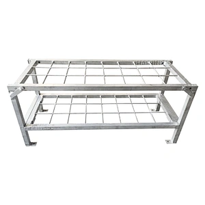 HAPPINESS Wholesale Aluminum Stackable Folding 24 Shot Fireworks Mortar Rack For Firework Display
