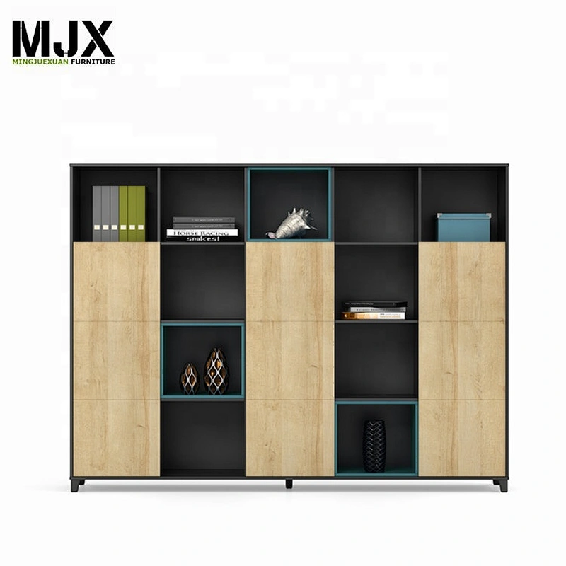 Office desk modern design MFC surface file cabinet set office furniture book cabinet