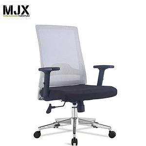 nylon back mesh & fabric medium back office chair