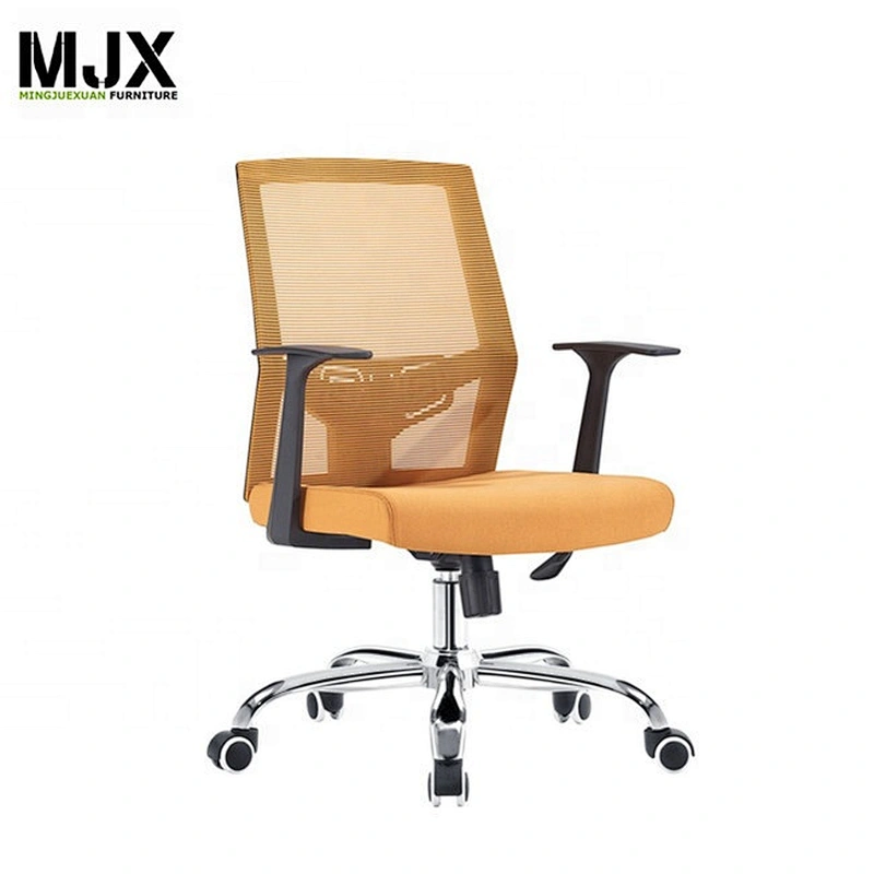 2017 mid back mesh office chair with patent design office chair revolving chairs