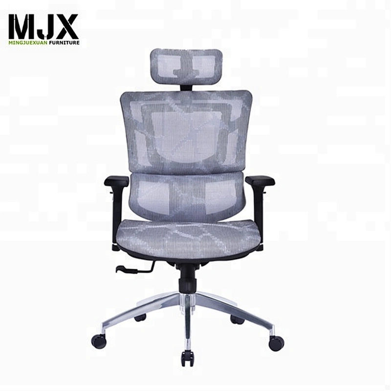 Aluminium base ergonomic luxury office furniture mesh office chair