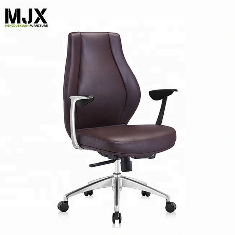 Mid back executive office seating ergonomic working PU executive chair