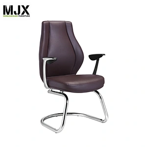 Chrome metal frame medical luxury steelcase Visitor chair with PU seat&back office chair