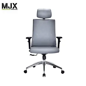 Simple design hot-selling luxury PU high back office chair with 3D armrest with soft PU armpad