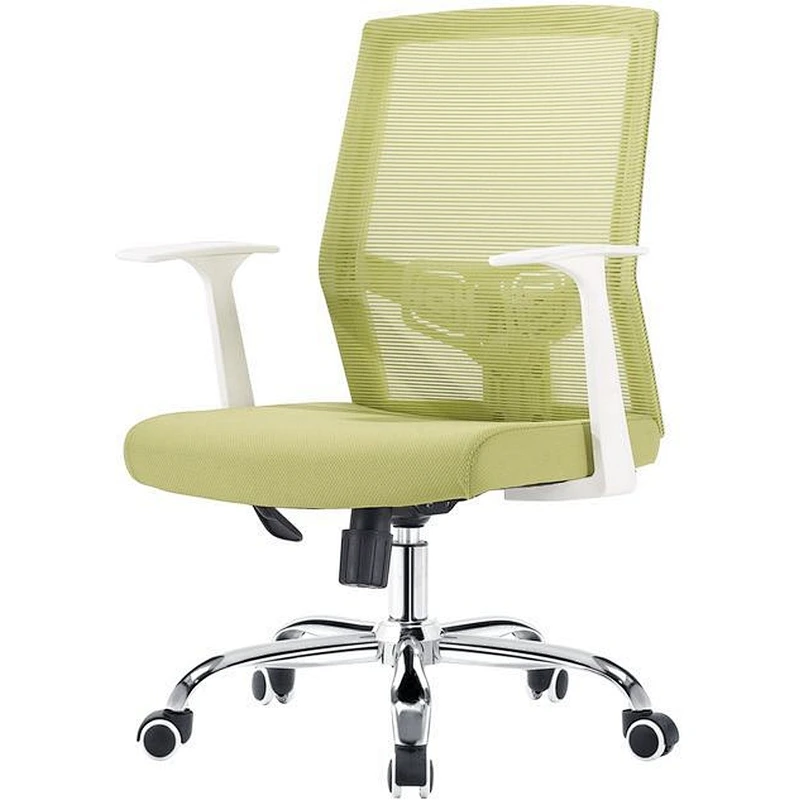 White color ergonomic mesh task computer desk chair