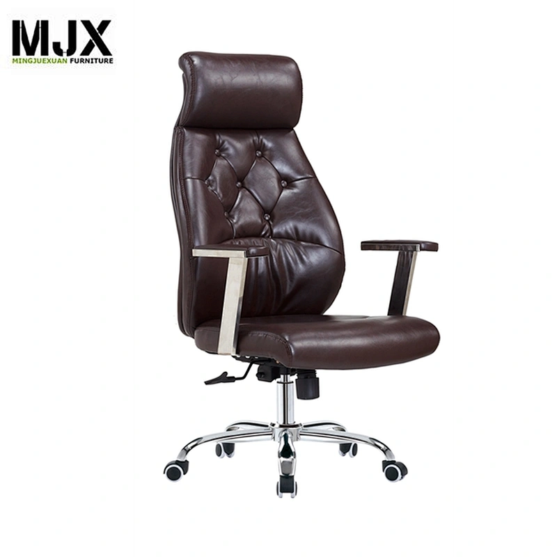 gas lift cylinder modern luxurious office chair with SS armpad for manager