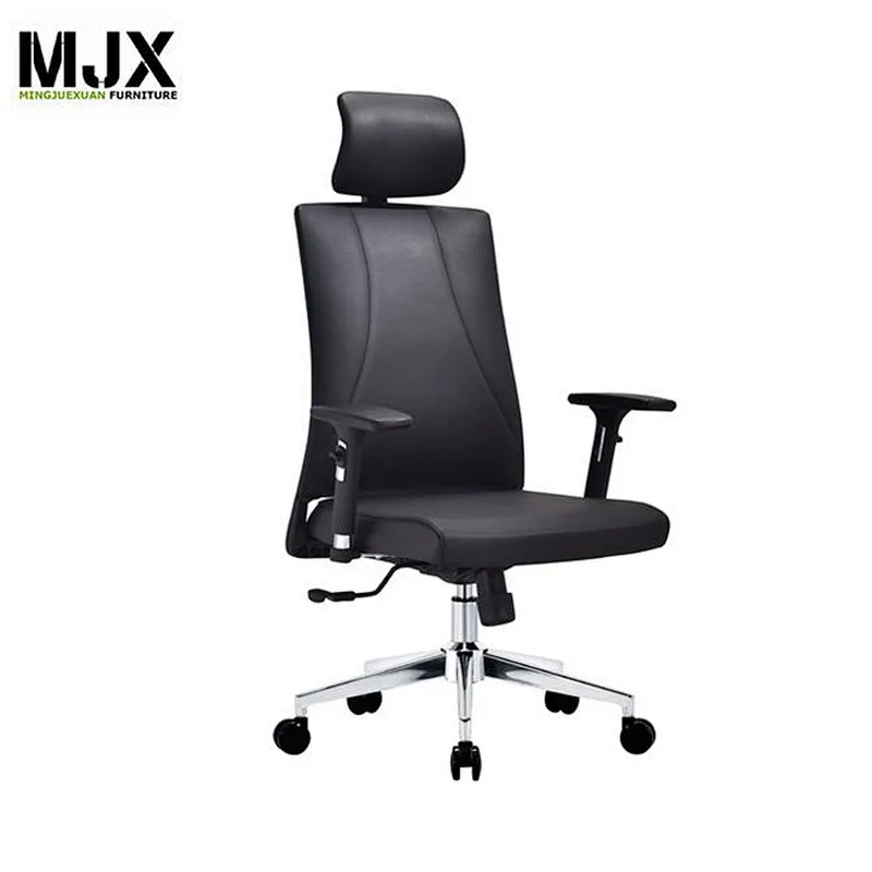 Simple design hot-selling luxury PU high back office chair with 3D armrest with soft PU armpad