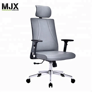 Chrome metal executive manager PU office chair
