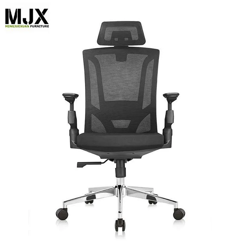 2019 excellent quality black high back ergonomic mesh office chair with 4D new design adjustable armrest