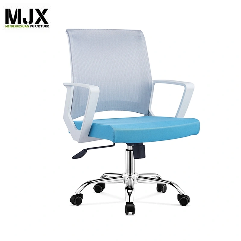 High adjust mid back swivel staff mesh chair
