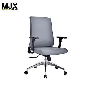 Simple design mid back executive PU office chair with BIFMA passed CLASS 3 gaslift