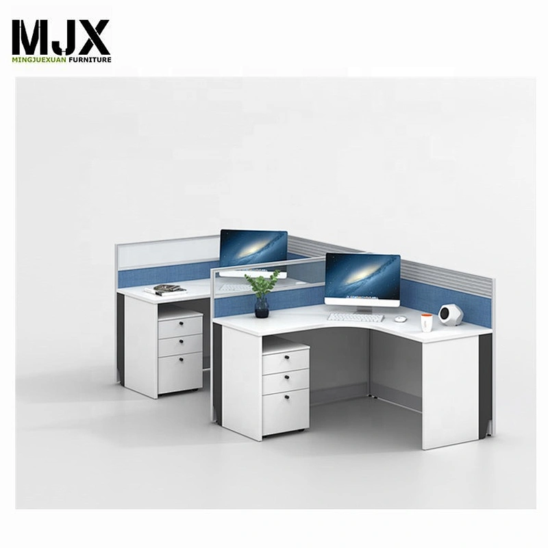 China supplier office furniture wood staff table office desk modern 4 staff workstation