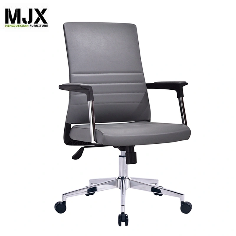 Newest PU swivel office furniture with wheels fixed arm executive Clerk Chair