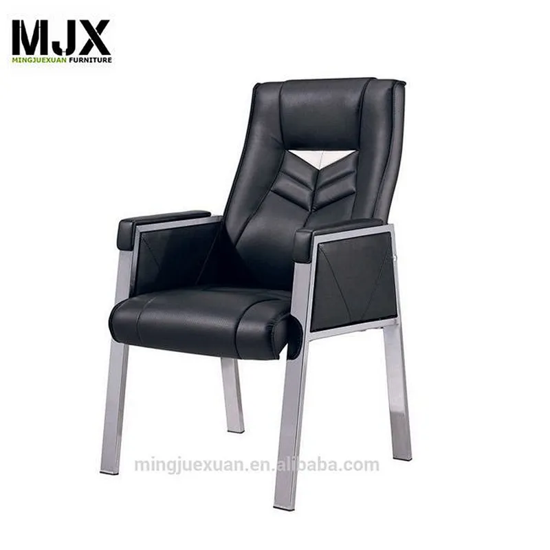 Good quality promotional conference office chairs with leather covered armrest