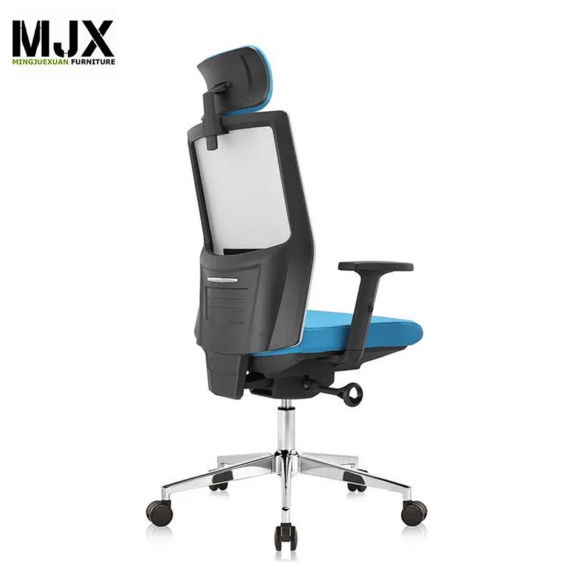 Durable high back mesh office chair with  height adjustable armrest