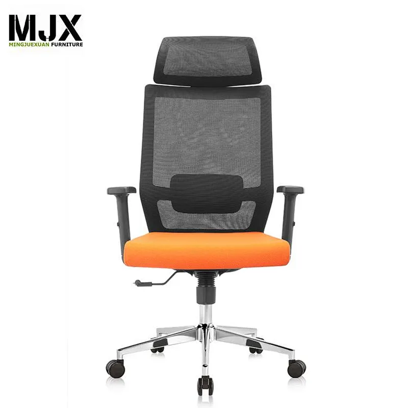 2019 new design high back mesh office chair with headrest