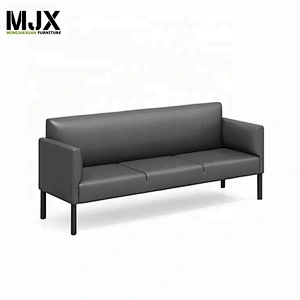 Modern office furniture manager executive PU padded sofa